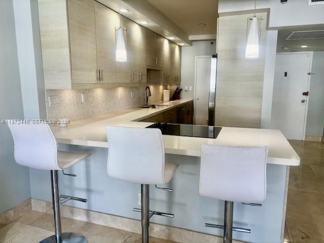 100 Lincoln Road, Unit 823 Miami Beach, FL 33139 - Photo 6 of 15 a bathroom with a sink and a mirror