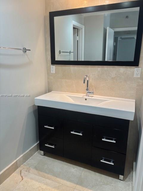 100 Lincoln Road, Unit 823 Miami Beach, FL 33139 - Photo 10 of 15 a bathroom with a sink and a mirror