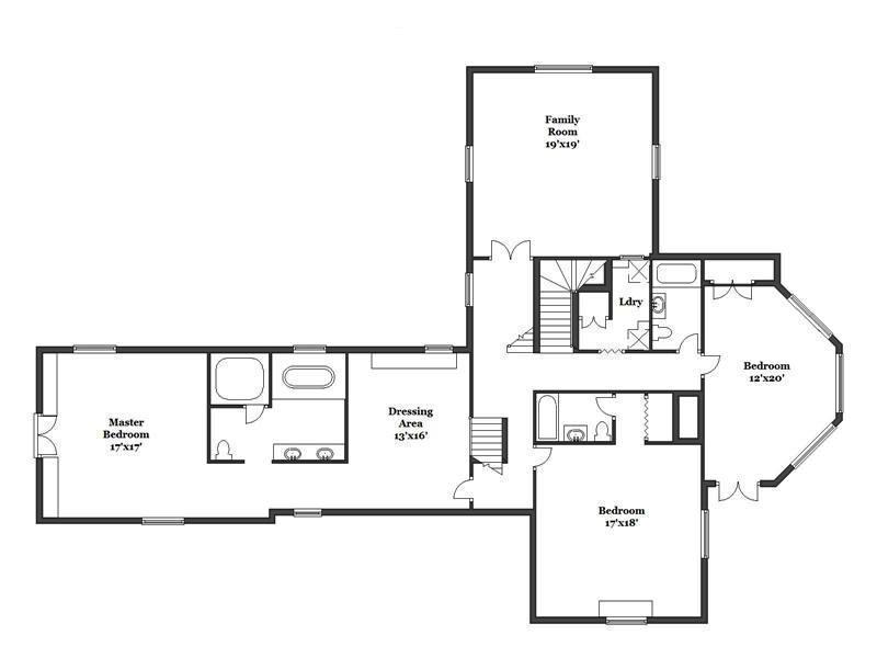 6 Woodley Road Darien, CT 06820 - Photo 35 of 37 a picture of a floor plan