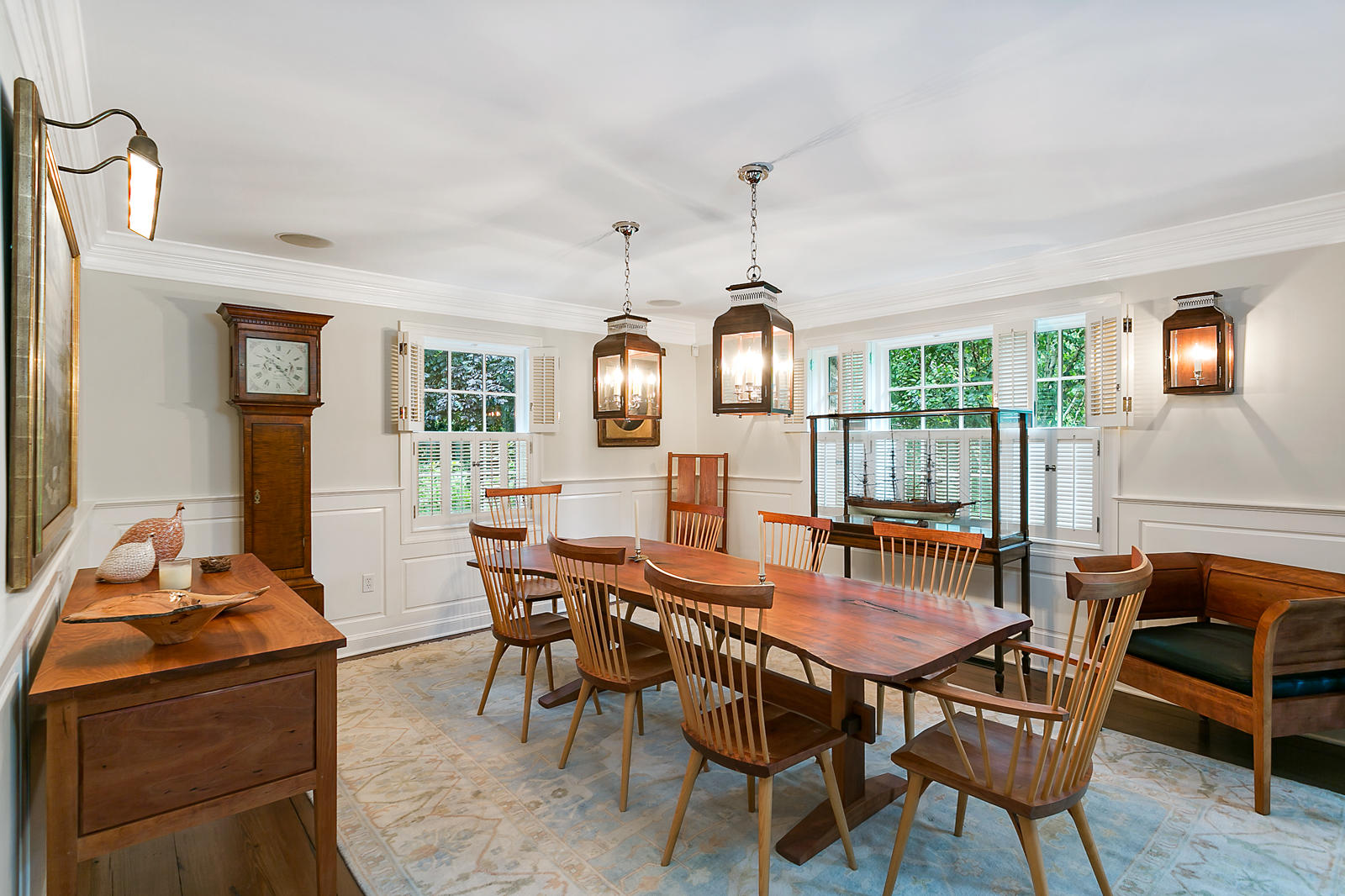 6 Woodley Road Darien, CT 06820 - Photo 8 of 37 a view of a dining room with furniture