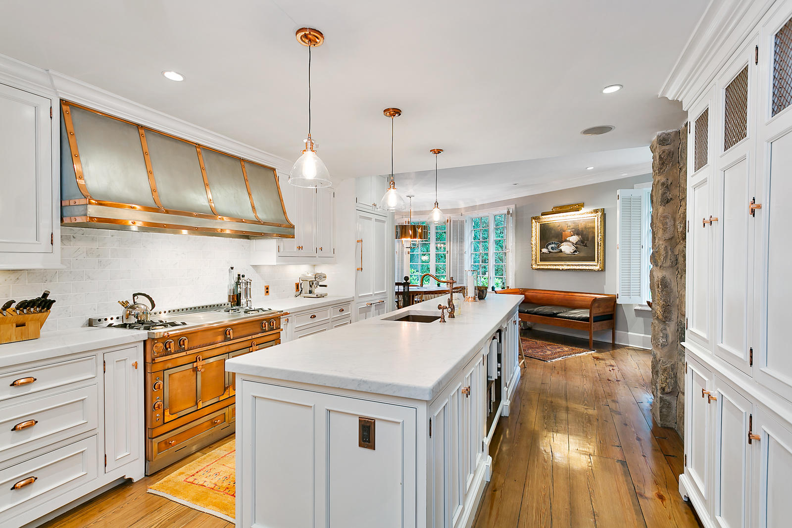 6 Woodley Road Darien, CT 06820 - Photo 9 of 37 a kitchen with cabinets a sink and appliances
