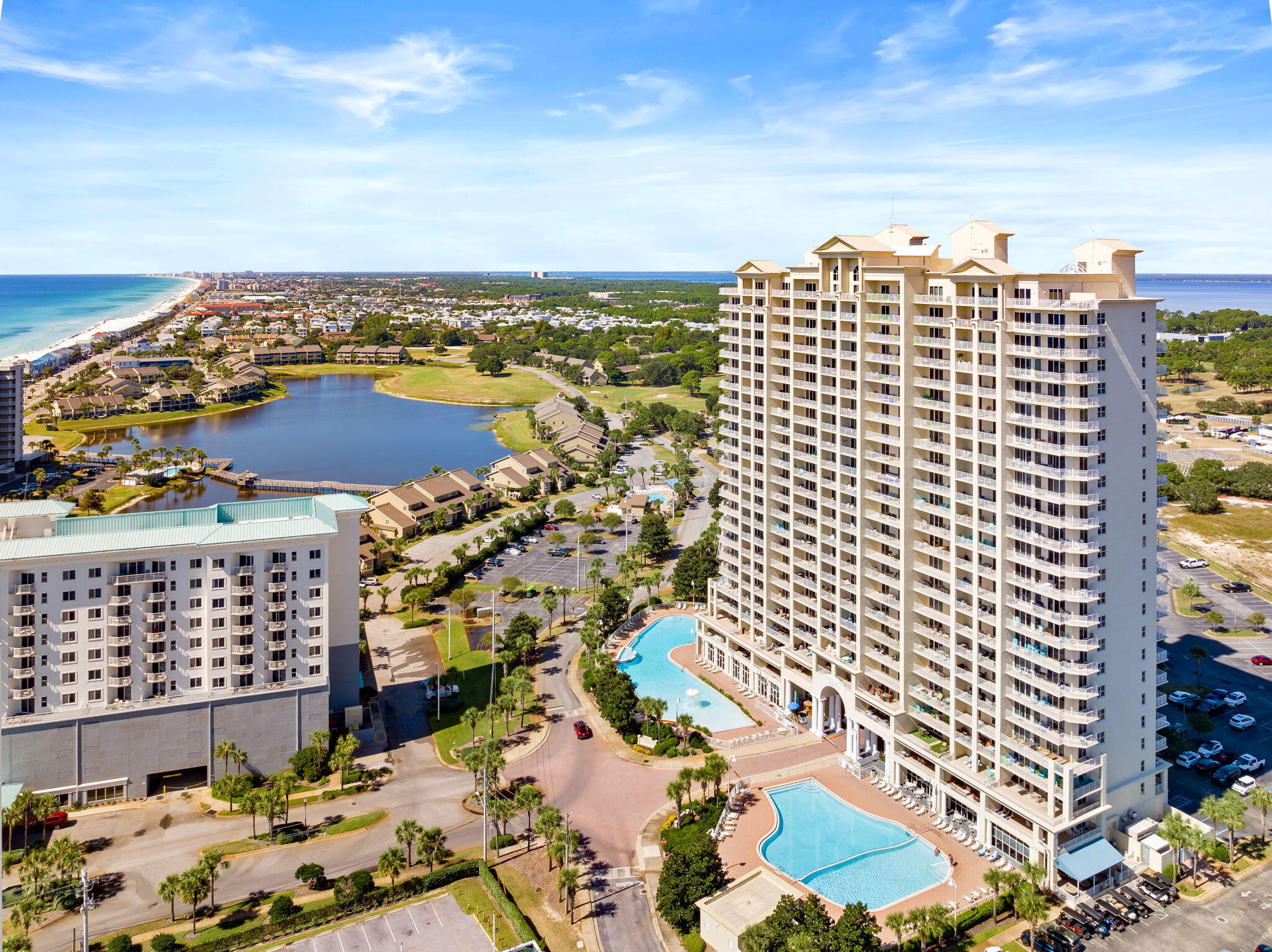 112 Seascape Drive, Unit 1910 Miramar Beach, FL 32550 - Photo 3 of 49 a view of a city with tall buildings