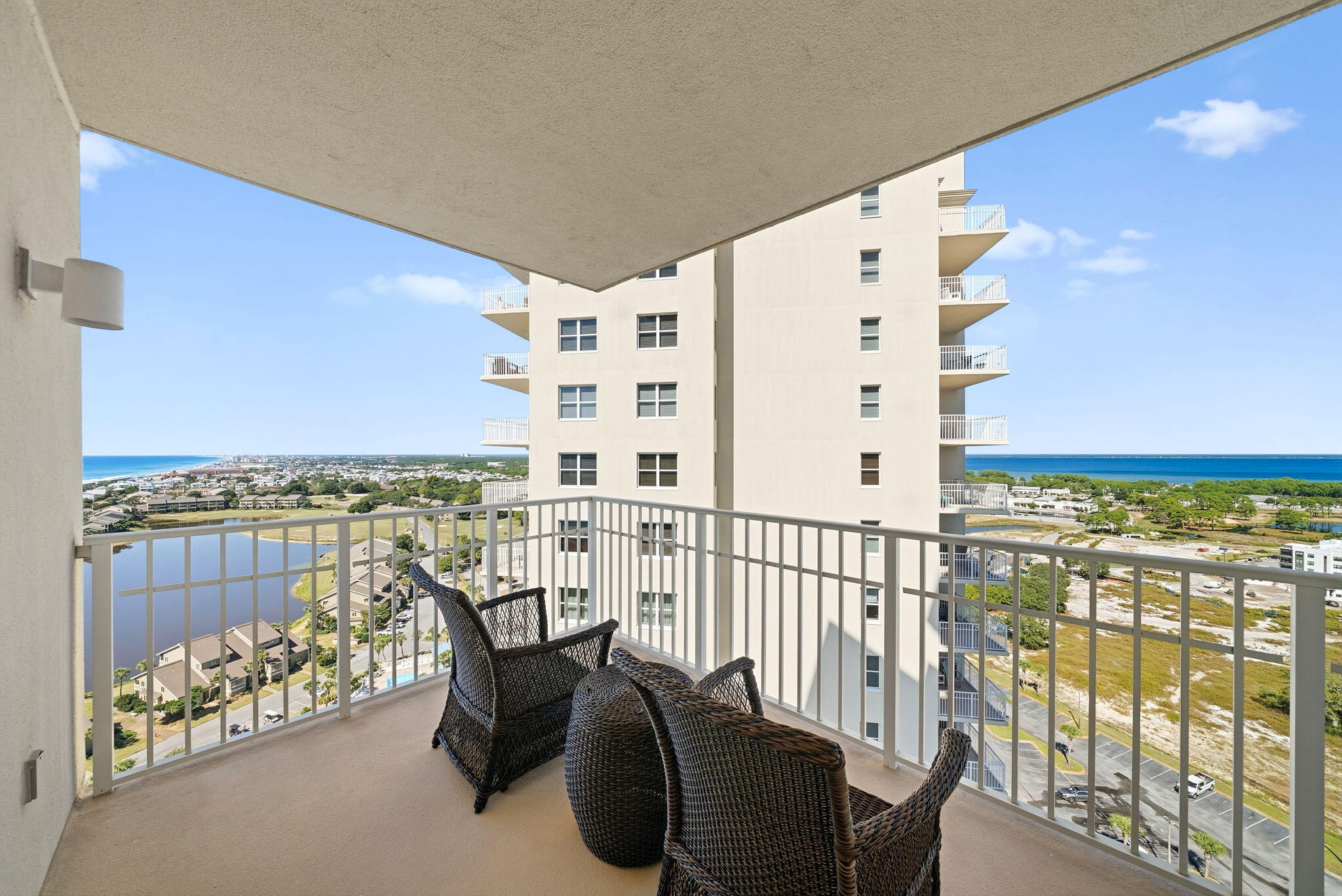 112 Seascape Drive, Unit 1910 Miramar Beach, FL 32550 - Photo 31 of 49 a view of balcony with furniture