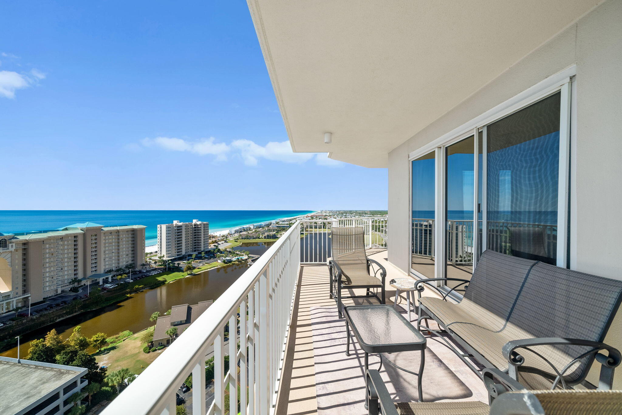 112 Seascape Drive, Unit 1910 Miramar Beach, FL 32550 - Photo 33 of 49 a view of balcony and chairs