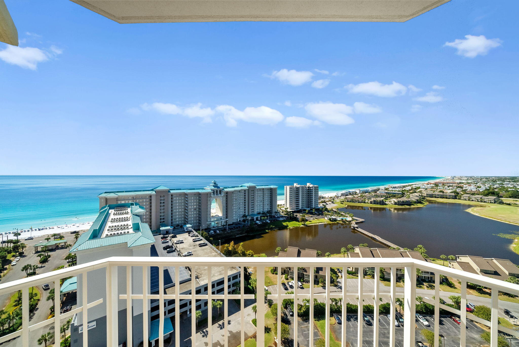 112 Seascape Drive, Unit 1910 Miramar Beach, FL 32550 - Photo 36 of 49 a balcony with an ocean view