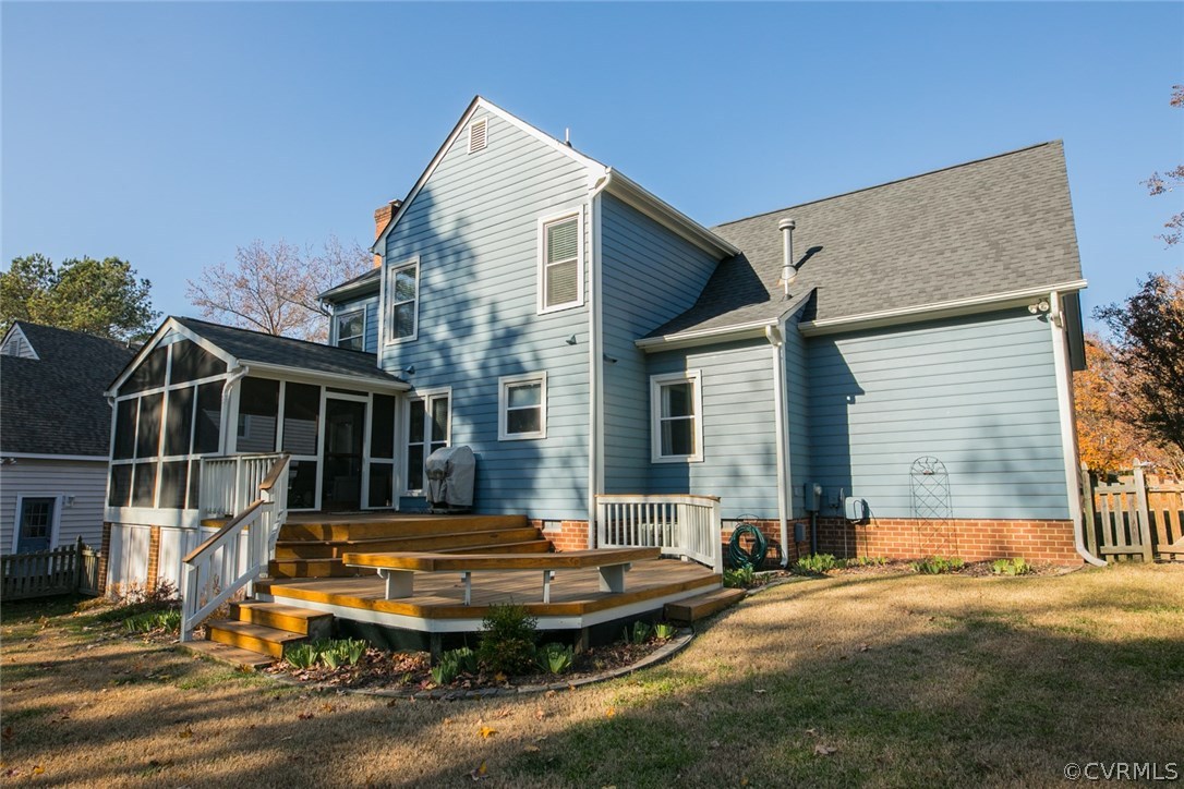 11907 Taplow Road Midlothian, VA 23112 - Photo 26 of 29 a view of a house with backyard and sitting area