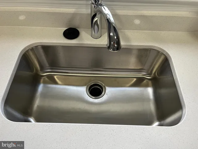 a close view of sink