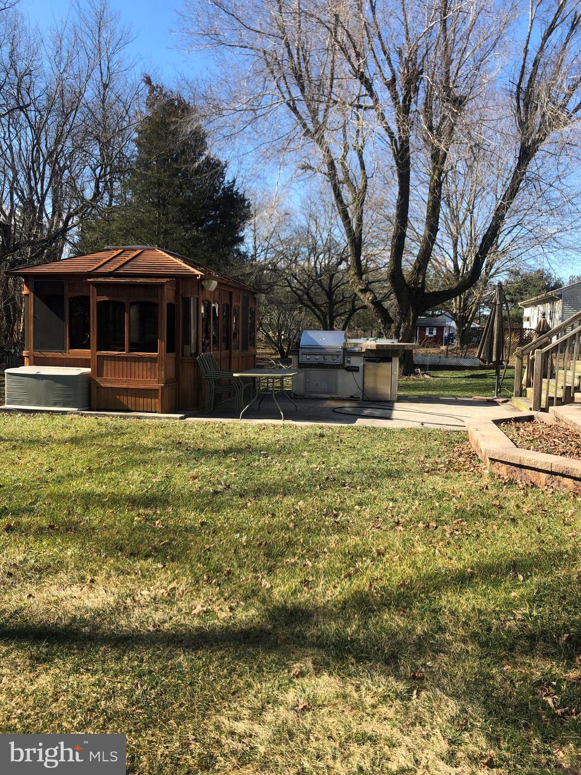 14 Richards Road Bridgeton, NJ 08302 - Photo 5 of 20 Outdoor Kitchen with grill, fridge and radio