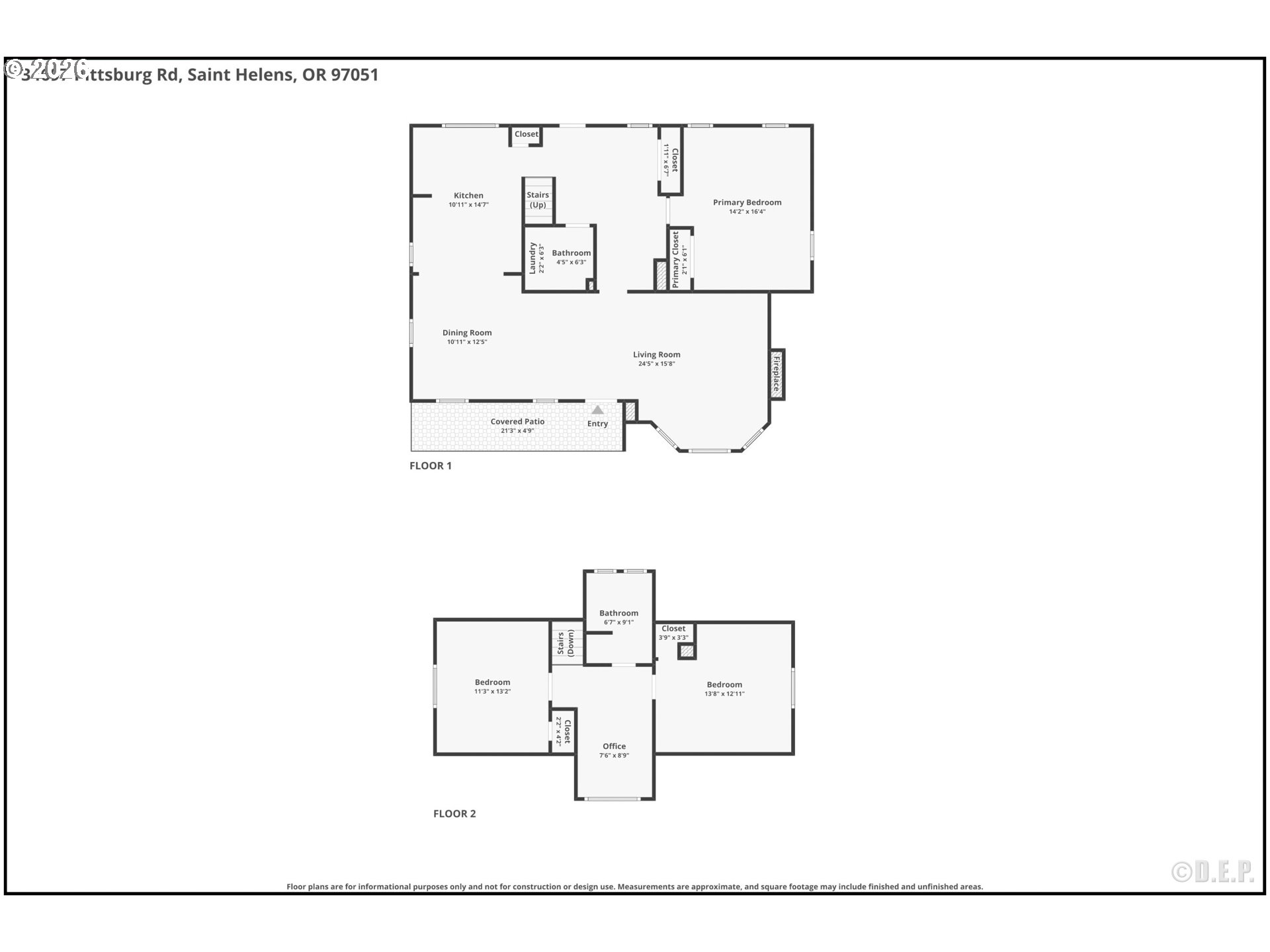 34697 Pittsburg Road St. Helens, OR 97051 - Photo 34 of 34 Floor Plan