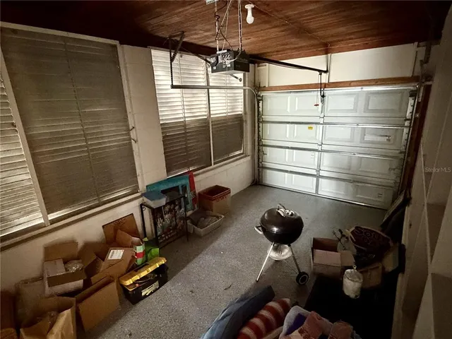 a room with gym equipment