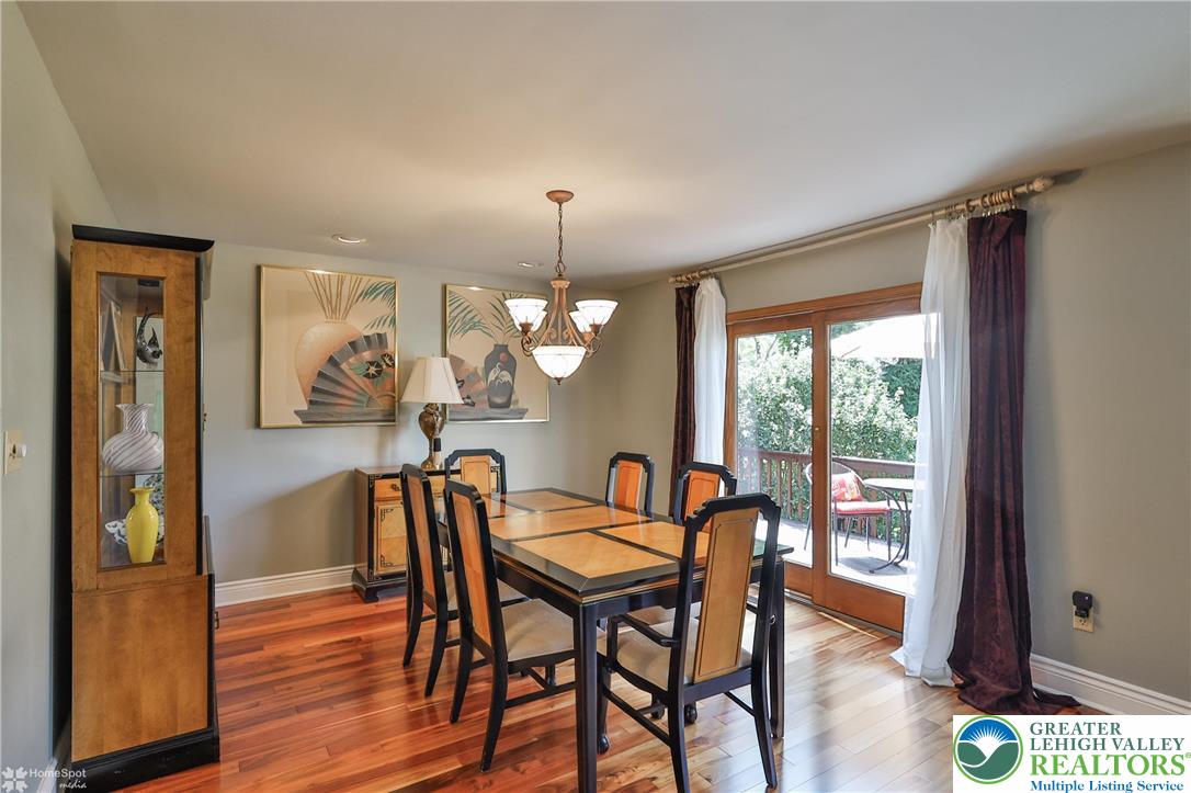 2821 Center Street Bethlehem, PA 18017 - Photo 22 of 58 Dining room enjoying access to deck via Anderson sliding glass door