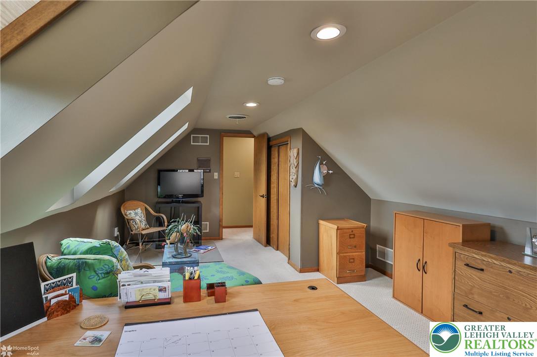 2821 Center Street Bethlehem, PA 18017 - Photo 32 of 58 Bedroom currently used as a study. Skylights