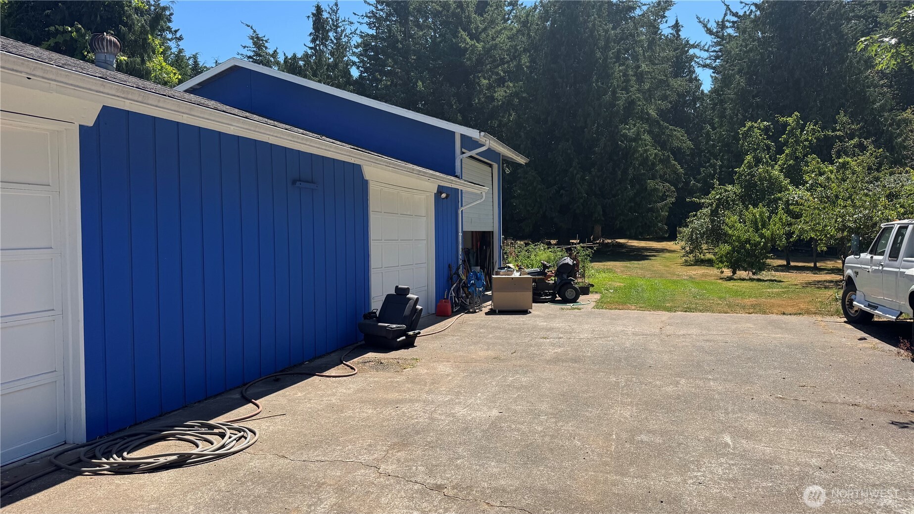1245 West Axton Road Ferndale, WA 98248 - Photo 19 of 30 a view of backyard with a car parked in it