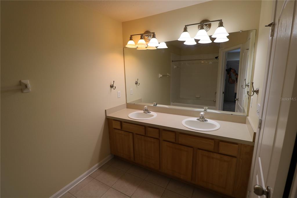 10165 Haverhill Ridge Drive Riverview, FL 33578 - Photo 24 of 33 a bathroom with a sink and a mirror