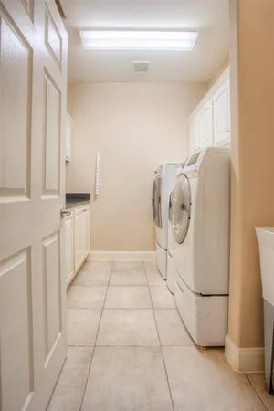 a close view of utility room