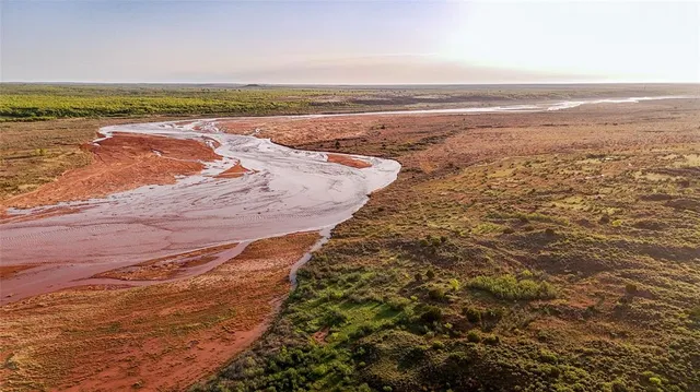 a view of an ocean and beach