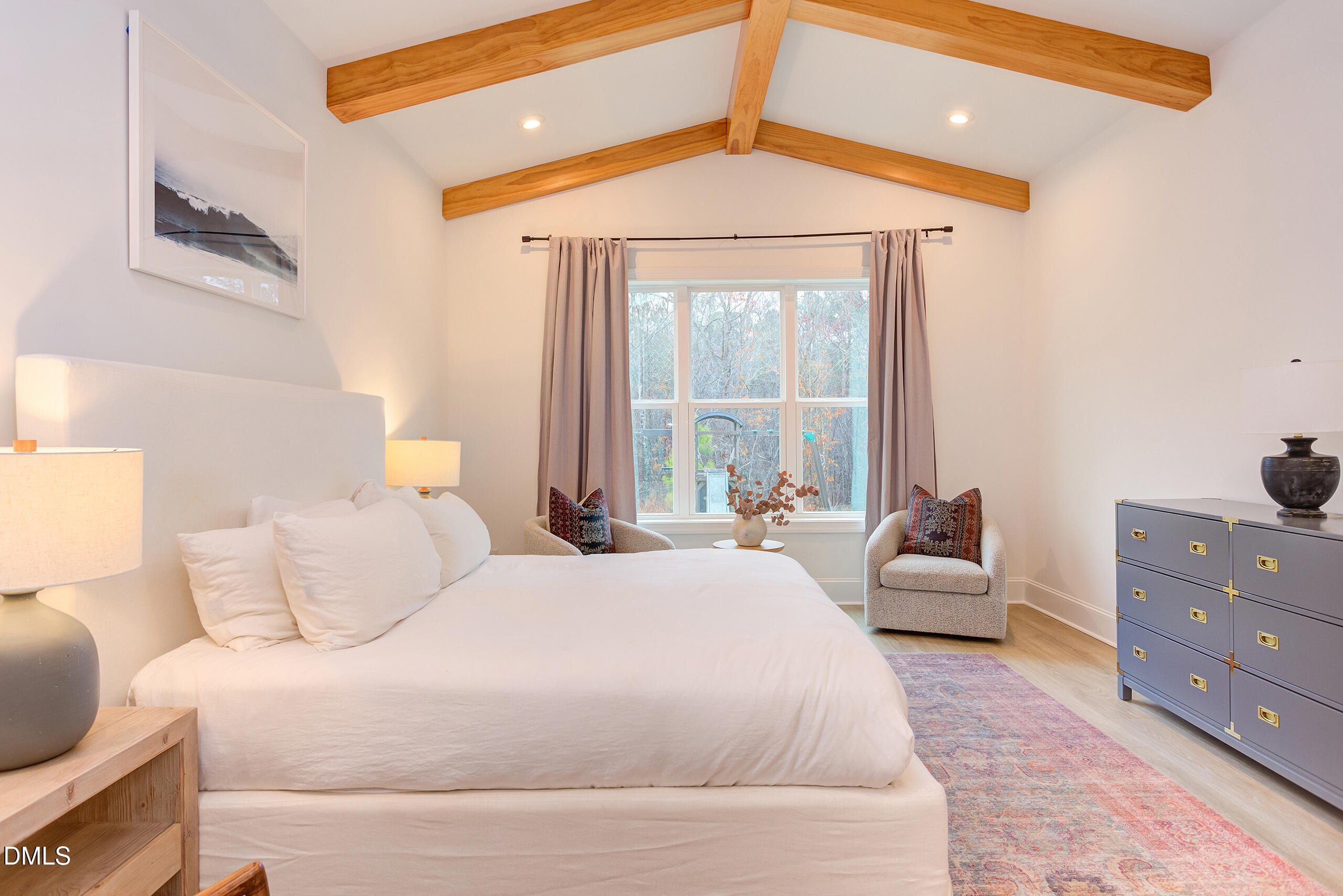 203 Post Oak Road Chapel Hill, NC 27516 - Photo 12 of 52 a bedroom with two beds and a dresser