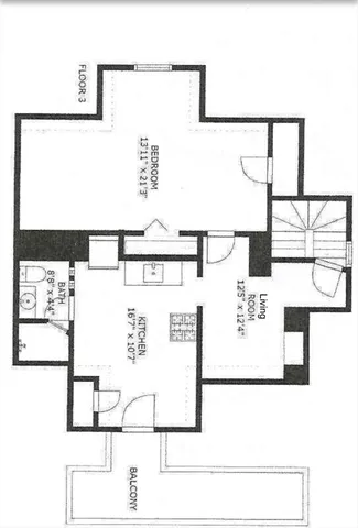 a picture of a bathroom with a window