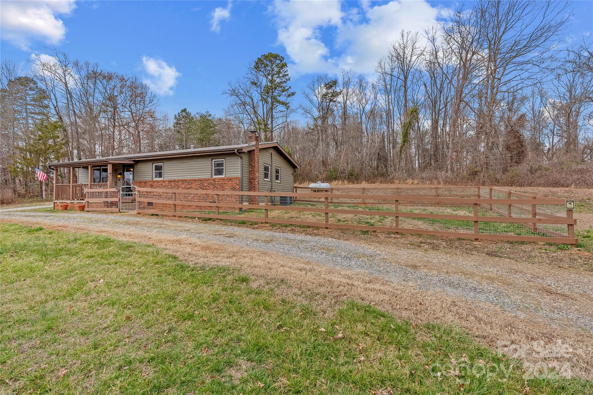 242 Maple Creek Road Rutherfordton, NC 28139 - Photo 34 of 37 a view of back yard of the house