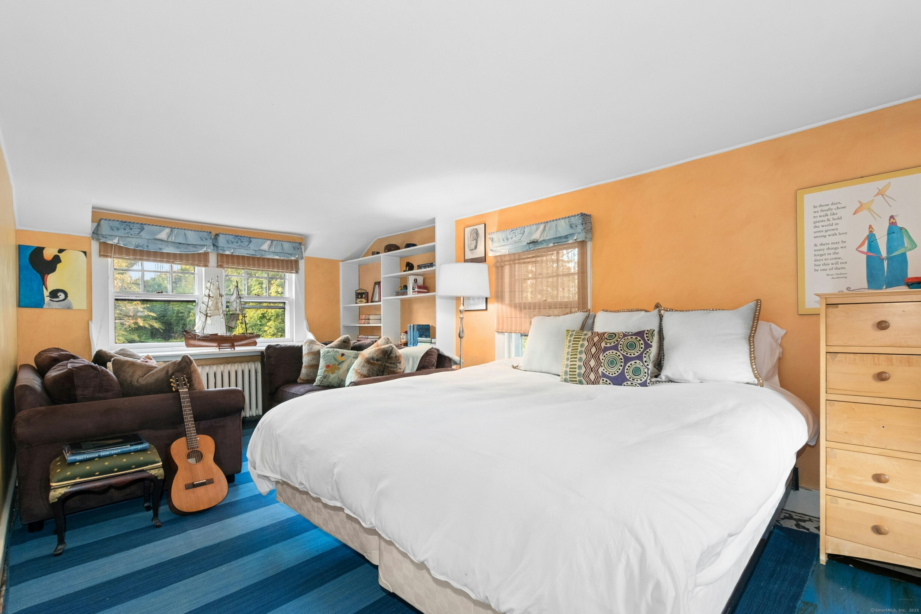 561 Middlesex Road Darien, CT 06820 - Photo 25 of 34 a bedroom with two beds and a couch