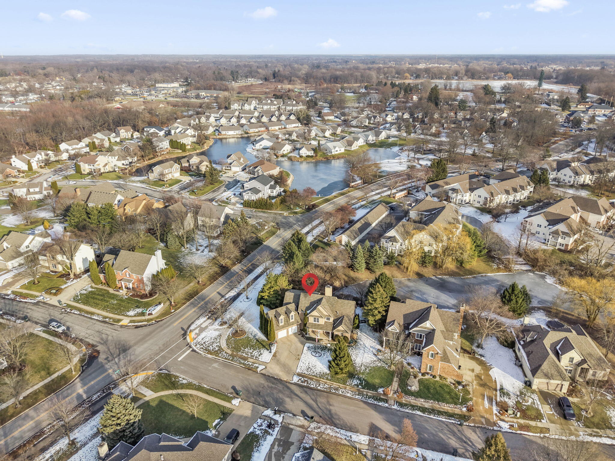 3102 Coachman Trail Valparaiso, IN 46385 - Photo 32 of 33 an aerial view of multiple house