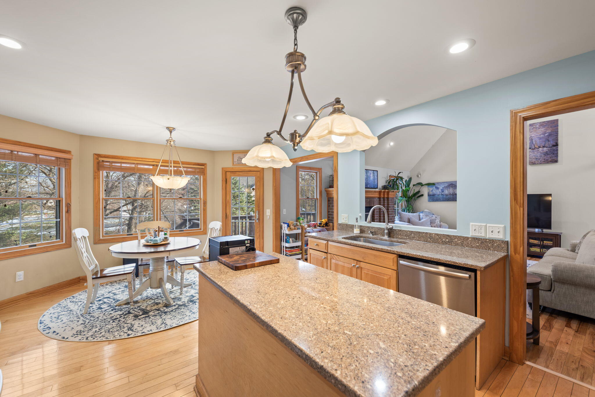 3102 Coachman Trail Valparaiso, IN 46385 - Photo 10 of 33 a kitchen with counter top space appliances and windows