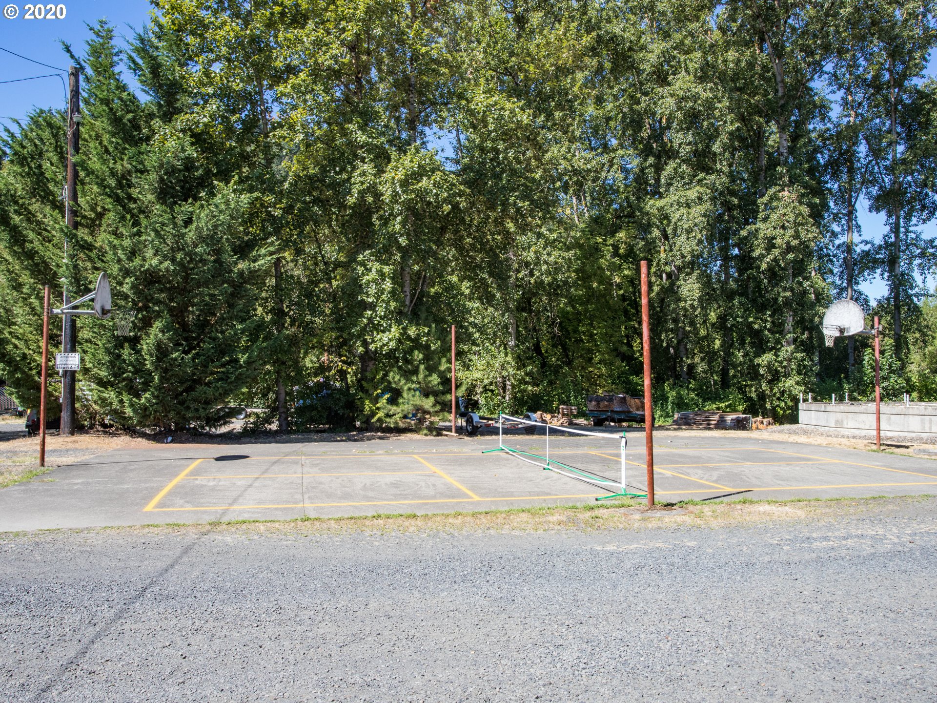 14998 Northwest Mill Road, Unit D Portland, OR 97231 - Photo 30 of 32 a view of a room with basketball court