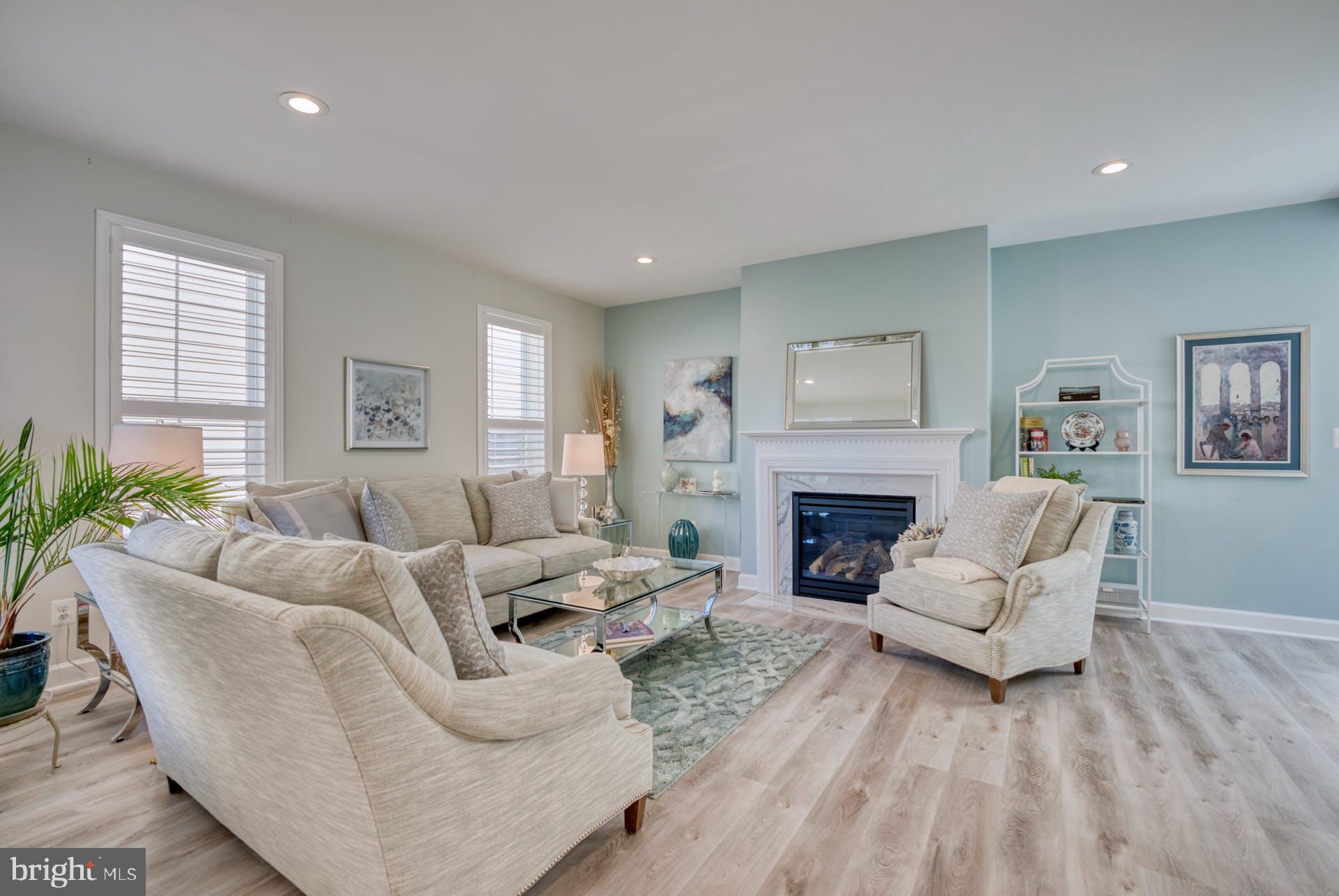 44544 Stepney Drive Ashburn, VA 20147 - Photo 12 of 53 Cozy Gas Fireplace with Marble Surround