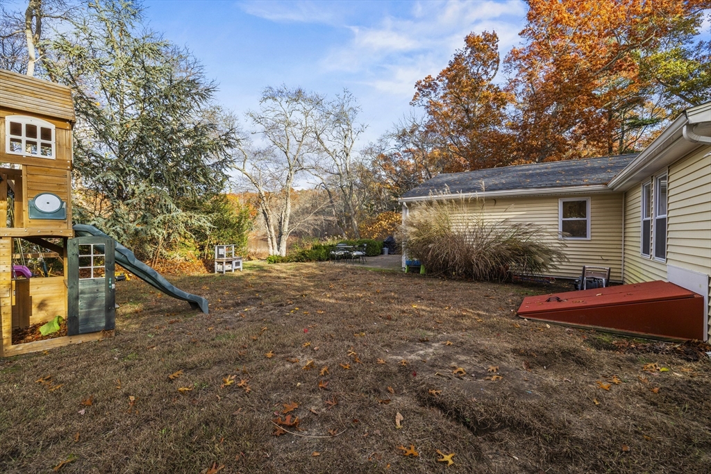 90 R Bartlett Road Plymouth, MA 02360 - Photo 28 of 35 a view of backyard of the house