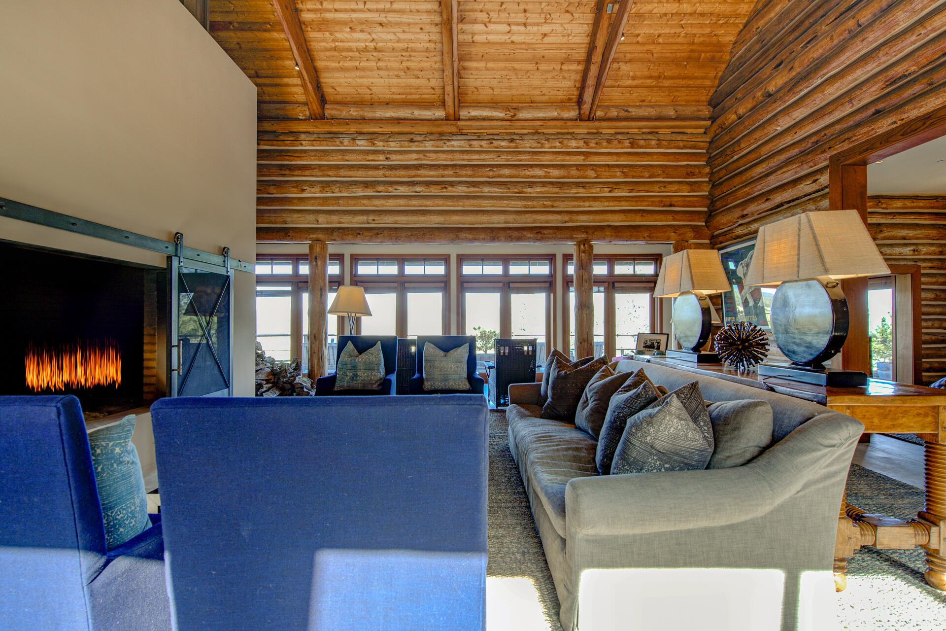 21151 Ridge Road Hat Creek, CA 96040 - Photo 19 of 68 a living room with furniture and a flat screen tv