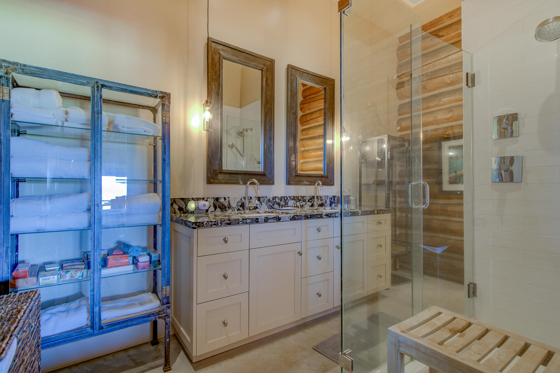 21151 Ridge Road Hat Creek, CA 96040 - Photo 49 of 68 a bathroom with a sink and a mirror