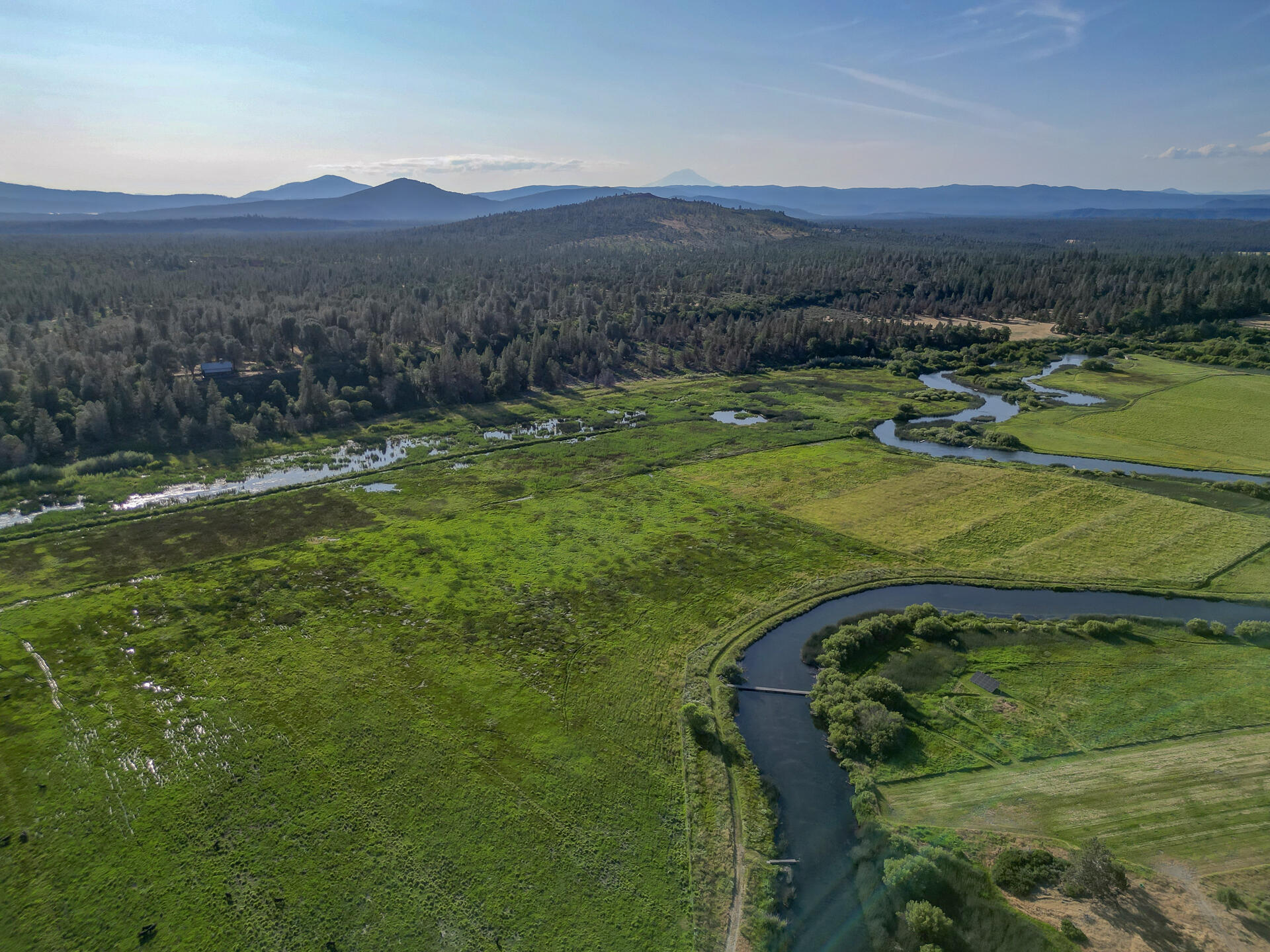 21151 Ridge Road Hat Creek, CA 96040 - Photo 9 of 68 a view of a swimming pool with a yard and mountain view