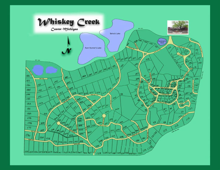 5051 Inner Loop Drive, Unit 81 Custer, MI 49405 - Photo 11 of 11 Whiskey Creek Map