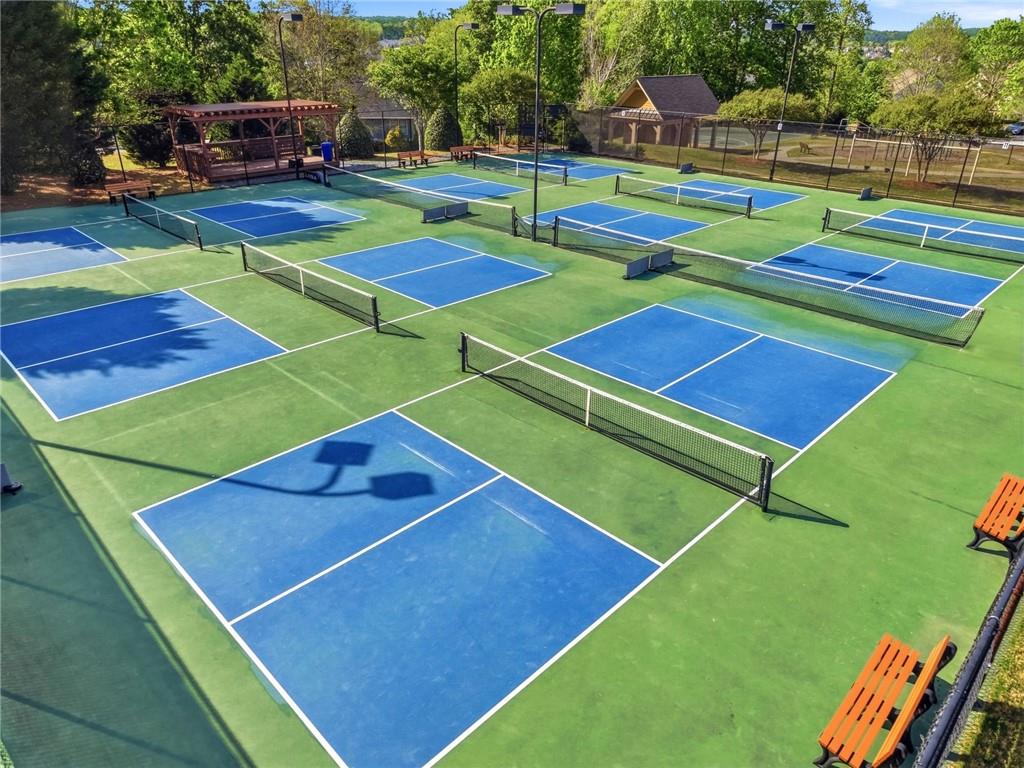 7812 Keepsake Lane Flowery Branch, GA 30542 - Photo 72 of 78 a view of an outdoor space and tennis court