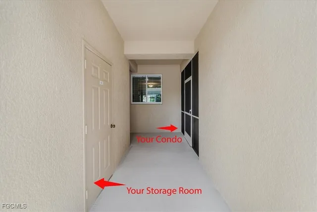 a view of storage and utility room