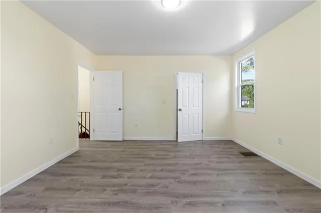 wooden floor in an empty room