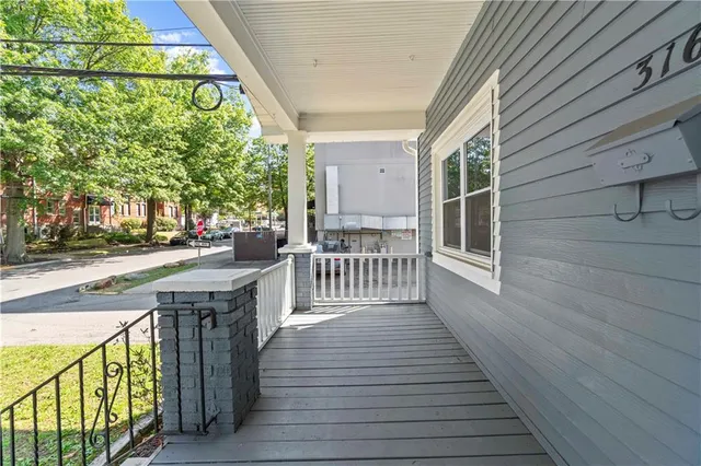 an aerial view of city