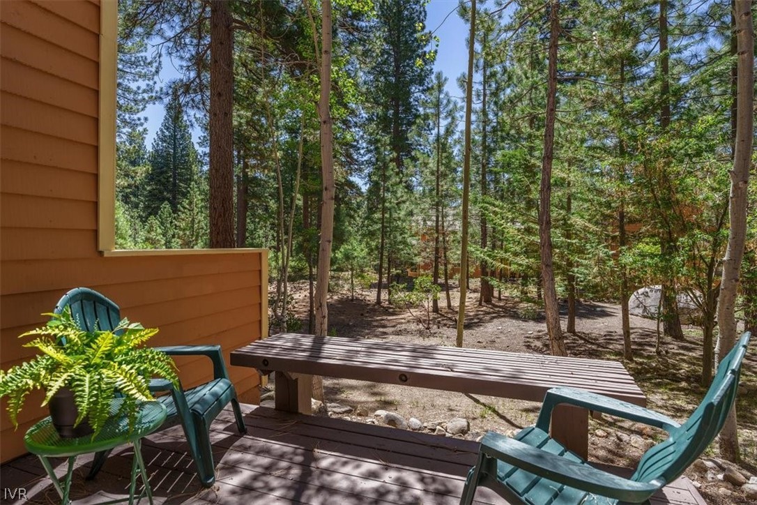 947 Incline Way, Unit 172 Incline Village, NV 89451 - Photo 3 of 30 a view of a backyard with sitting area