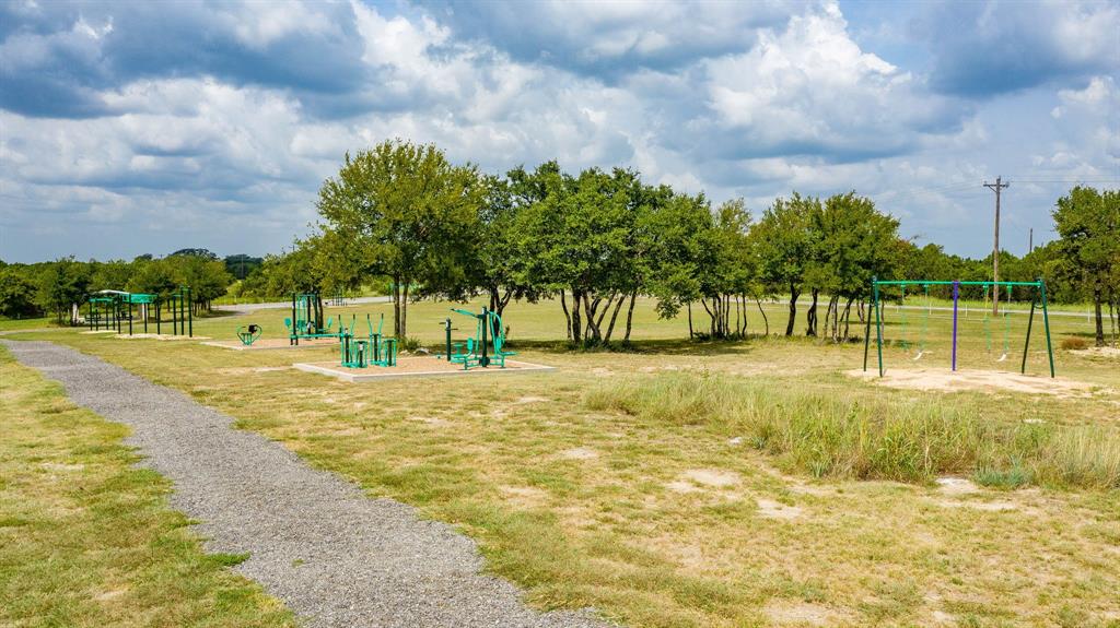 2280 Compass Way Bluff Dale, TX 76433 - Photo 37 of 40 a view of yard with swimming pool and green space