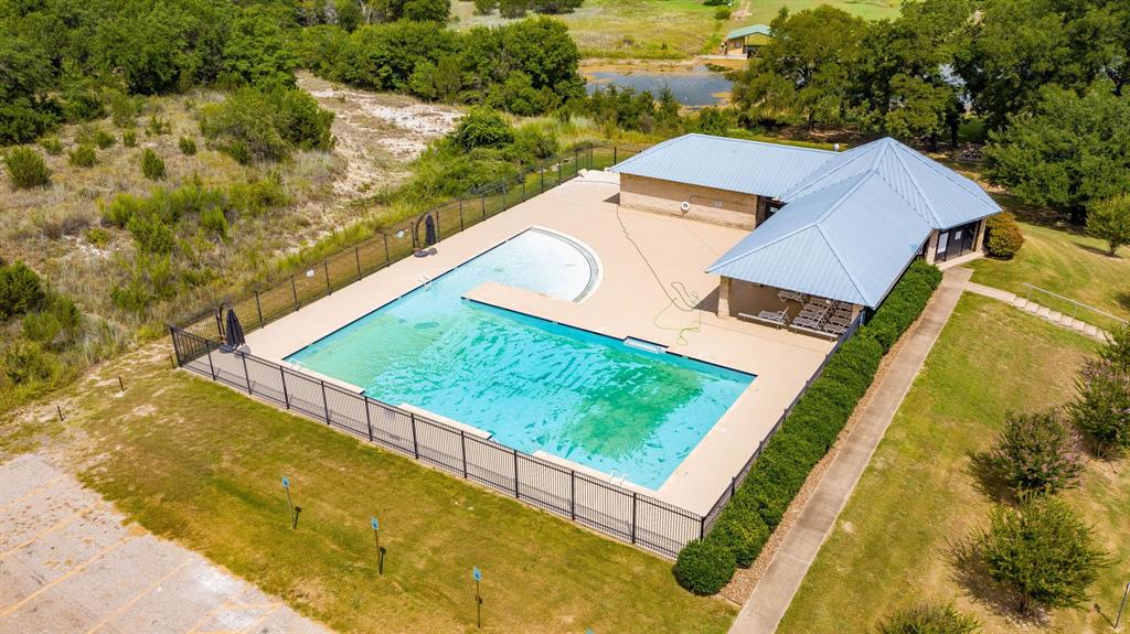 2280 Compass Way Bluff Dale, TX 76433 - Photo 40 of 40 a view of a back yard from a balcony