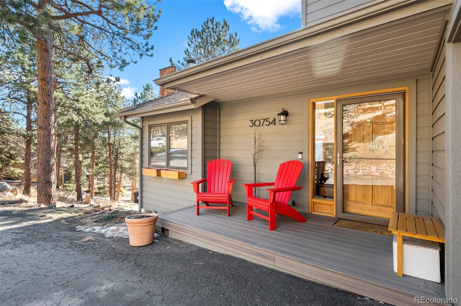 30754 Stratton Court Evergreen, CO 80439 - Photo 3 of 40 a view of outdoor space yard and patio