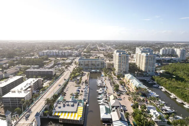 an aerial view of city
