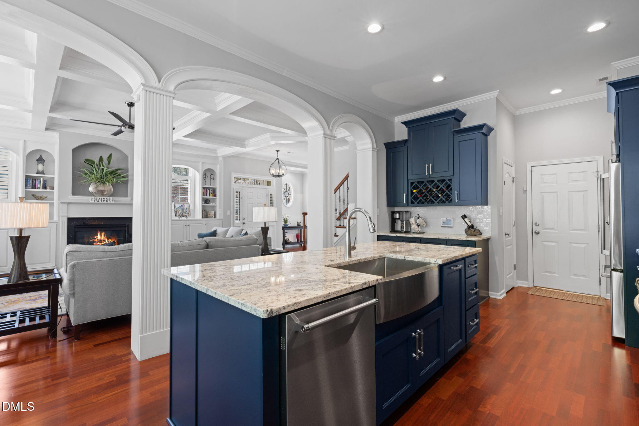 13227 Ashford Park Drive Raleigh, NC 27613 - Photo 11 of 55 a kitchen with a stove a sink and a refrigerator