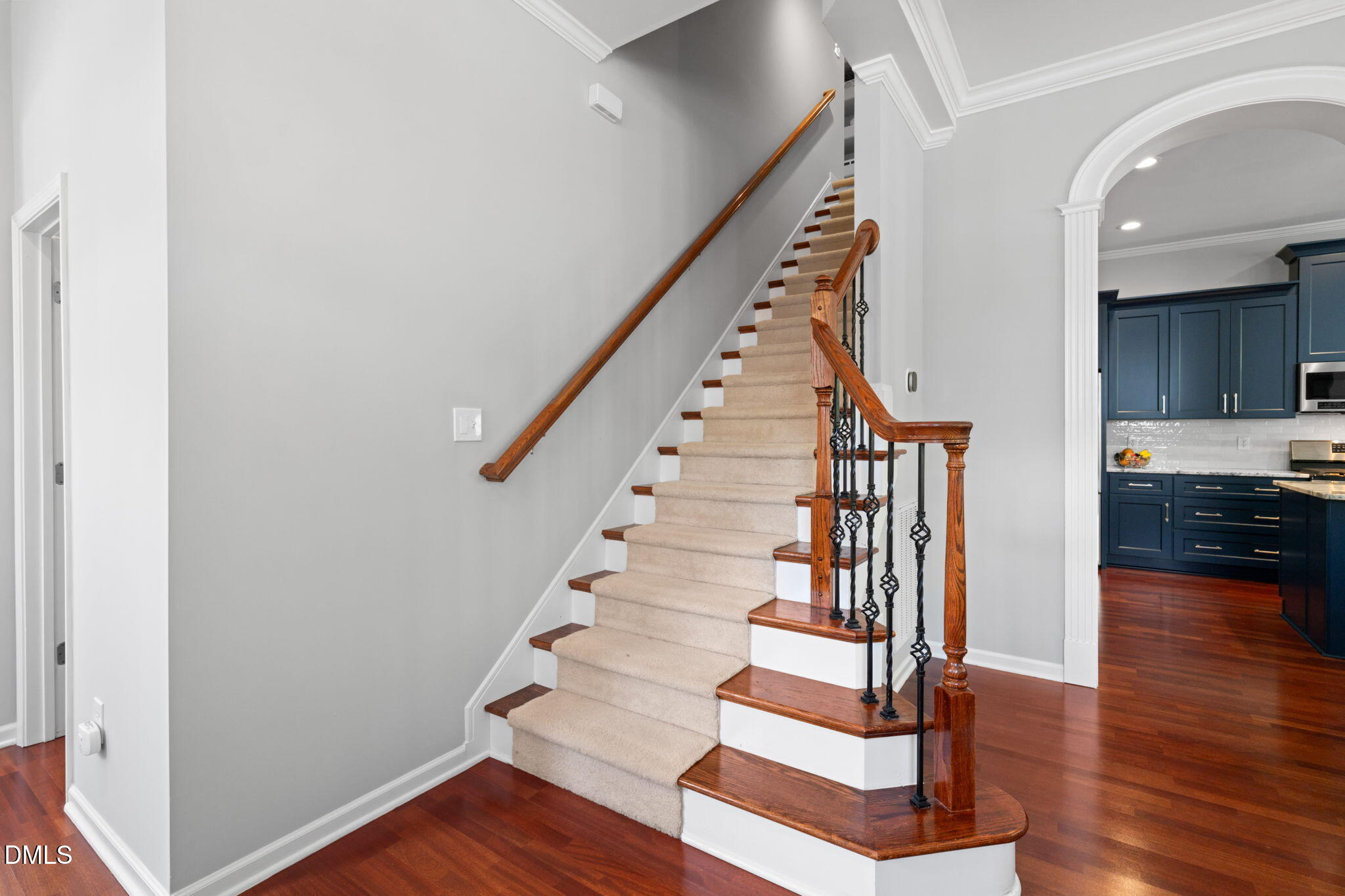13227 Ashford Park Drive Raleigh, NC 27613 - Photo 21 of 55 a view of entryway with wooden floor