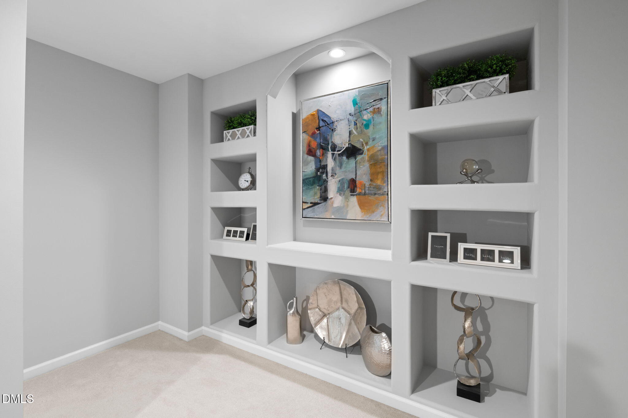 13227 Ashford Park Drive Raleigh, NC 27613 - Photo 23 of 55 a view of small space with furniture and flat screen tv