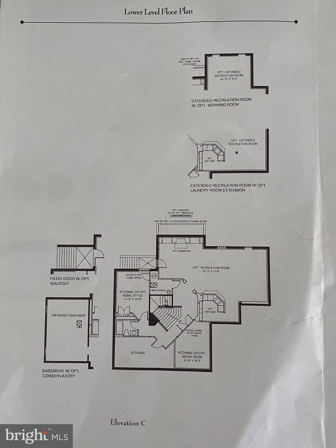 627 Sligo Road Avondale, PA 19311 - Photo 69 of 69 Lower Level Floor Plan