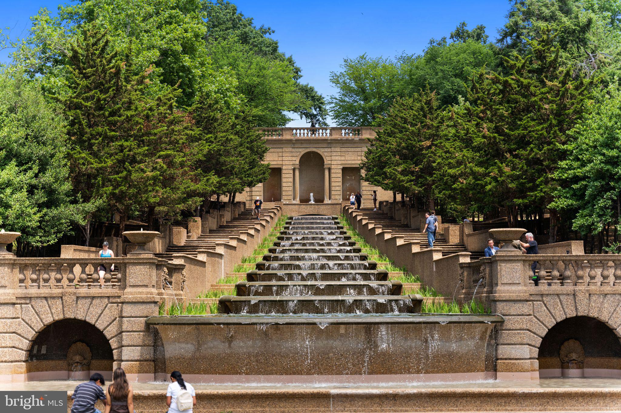 2000 16th Street Northwest, Unit 302 Washington, DC 20009 - Photo 32 of 36 Meridian Hill Park - water flowing again!