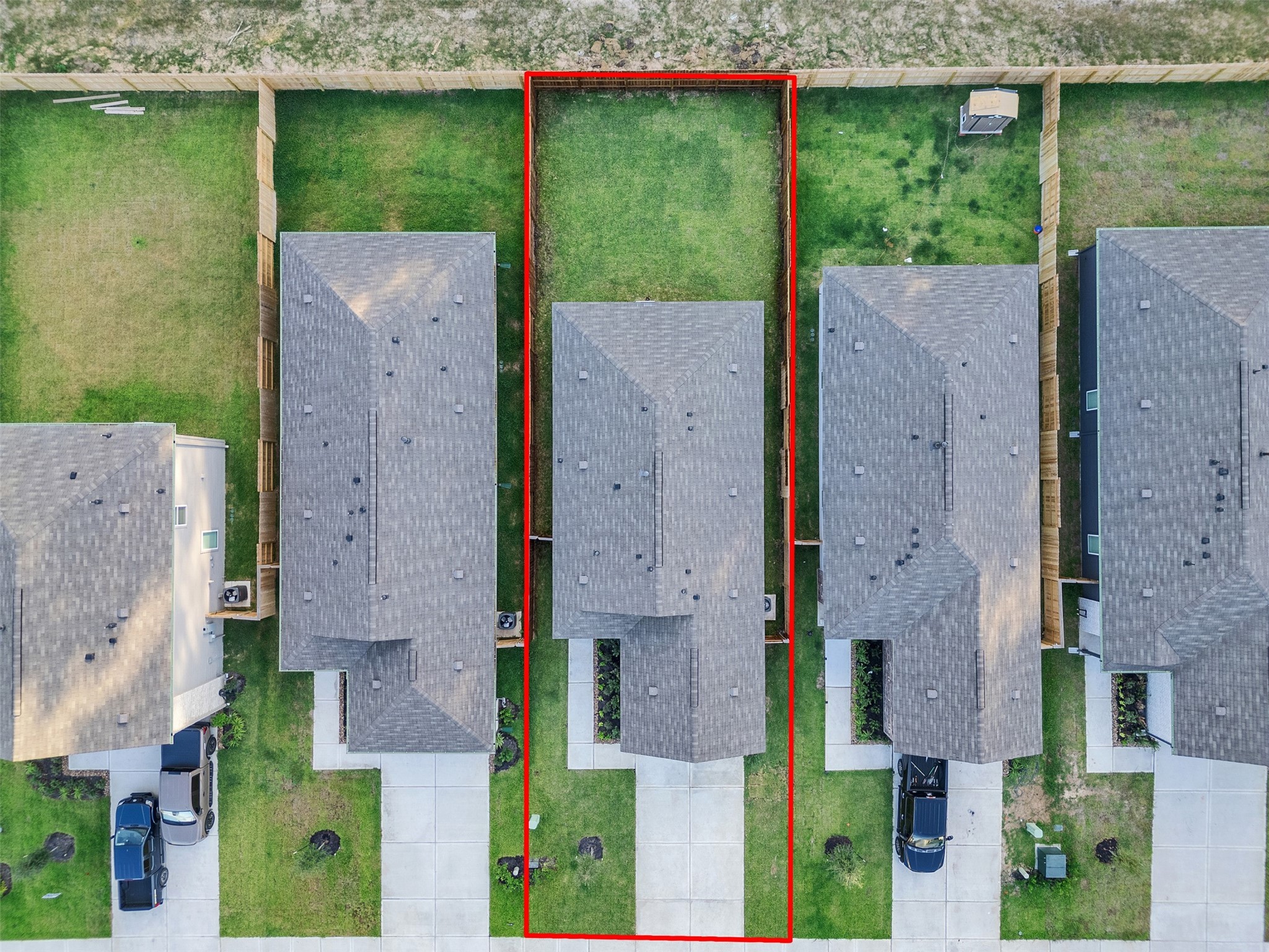 17974 Valle Cupa Lane New Caney, TX 77357 - Photo 30 of 36 an aerial view of houses with outdoor space and swimming pool