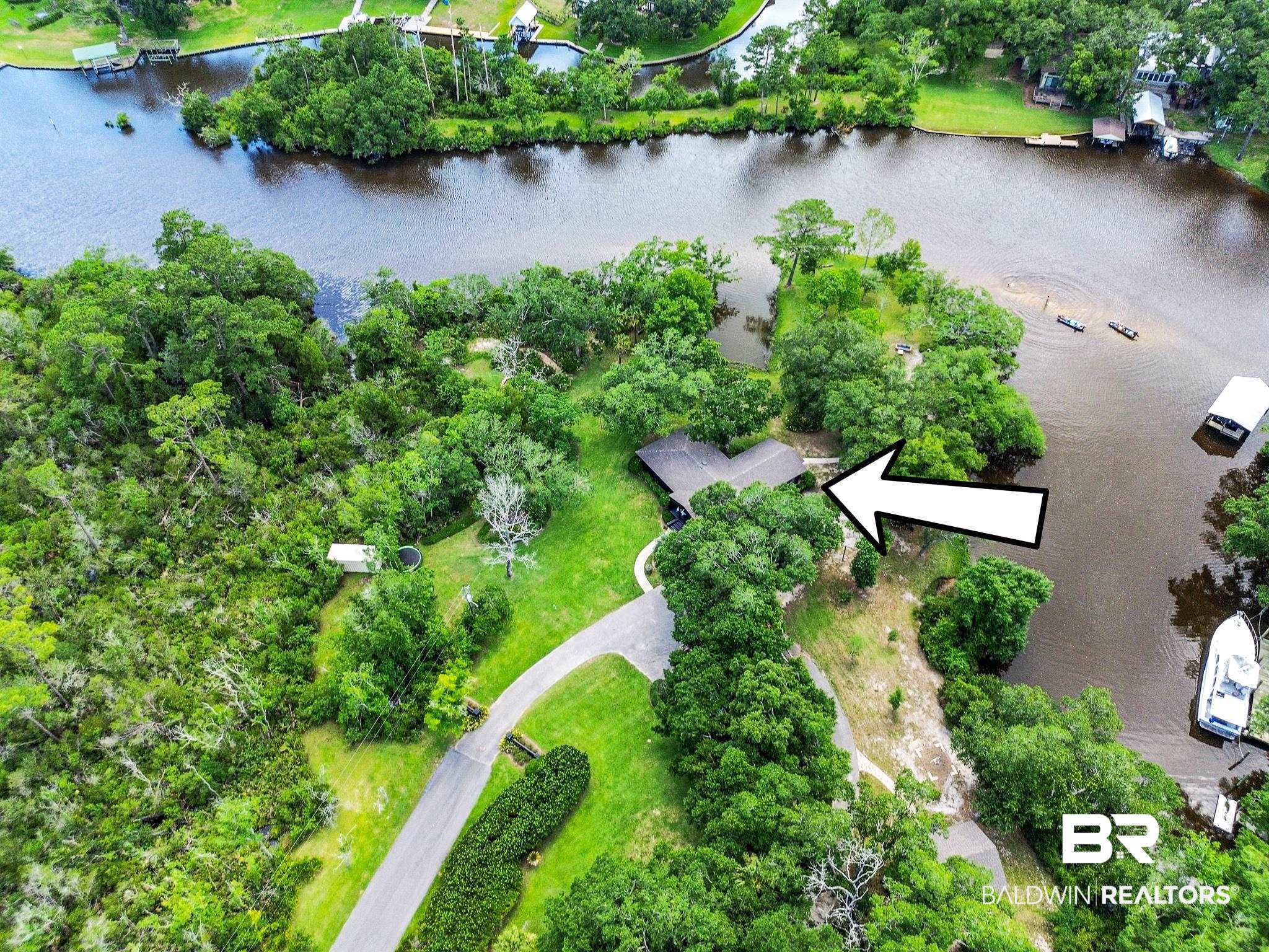 18513 Yacht Club Road Foley, AL 36535 - Photo 47 of 53 Drone / aerial view with a water view