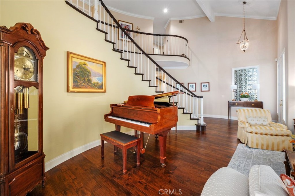 6 Muirfield Rancho Santa Margarita, CA 92679 - Photo 8 of 49 a living room with furniture and a stairs